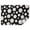 Black Daisy Flower, variant on Black Daisy Flower Golden Centers Pattern Rectangle Tablecloth 60"x84",Waterproof Polyester Rectangle Table Cloth, Wipeable Spillproof Polyester Tablecloth for Dining, Camping, Indoor and Outdoor