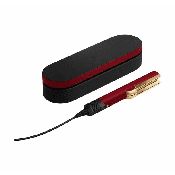 Alisador de Cabello Dyson Airstrait HT01 220V Set de Regalo Color Dorado y Rojo