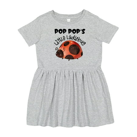 

Inktastic Pop Pop s Little Ladybug Girls Toddler Dress