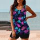thumbnail image 4 of TaTaai High Waist Athletic Bikini Set, Women's Printed Sports Swimsuit, Adjustable Two Piece for Summer and Vacation Activities Gift, 4 of 7