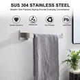 thumbnail image 3 of Accesorios para baño Juego de Accesorios de baño de 5 Piezas de Acero Inoxidable 304 Soporte de Pared Negro Mate, 3 of 8