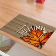 thumbnail image 5 of Wzzjkit Fall Placemats - Thanksgiving Orange Pumpkins Table Mats, Stain Resistance Wipeable Table Placemats for Dining, Holiday, Party Decor, 5 of 7