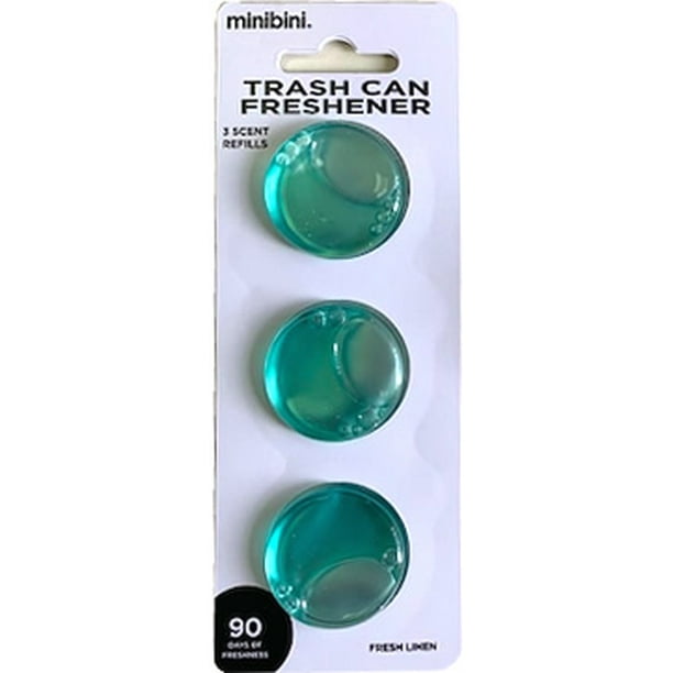 Think Product Lab Minibini Trash Can Deodorizer and Order Eliminator, Fresh Linen Scent, Refill