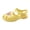 Yellow, variant on Toddler Girls Jelly Sandals Kids Closed Toe Cute Heart Summer Flat Sandals Summer Beach Comfortable School Slides