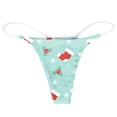 thumbnail image 1 of Gibobby Ropa interior bikini elástica para mujer Tangas G para mujer, bragas algodón, tangas elásticas en la espalda, ropa interior Hipster tiro bajo, Sexy（Glauco， 2XL), 1 of 4