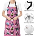 thumbnail image 6 of Lsque Colorful Cute French Bulldog Waterproof Apron Chef Aprons for Men Heavy Duty Chemical Work Apron Extra Long Grilling Aprons with Adjustable Bib Apron, 6 of 9