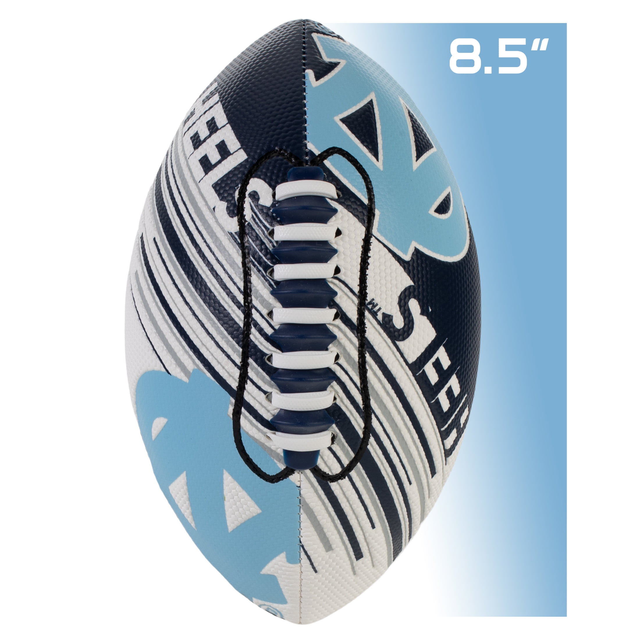 NCAA North Carolina Tar Heels Football - Youth Mini Football - 8.5" Football- SPACELACE Easy Grip Texture- Perfect for Kids !