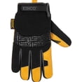 thumbnail image 4 of Kinco 102HK-L Goatskin Leather Driving Gloves, Thermal Lined, Black/Yellow, Men's L - Quantity 1, 4 of 7