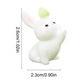 thumbnail image 3 of Fufafayo 10Pcs Easter Micro Ornament,Easter Ornament, Micro Landscapes Ornament, Cartoon Cute Egg Rabbits Gnome Figurine, Desktop Car Decorative Accessory, Small Resin Decor, for Shelf, Desk, 3 of 6