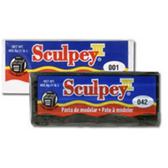 Sculpey 116 Sculpey Iii 1 Lb. Blocks White