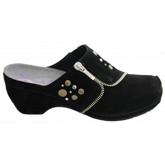 HELLE COMFORT WOMEN'S PARWIN BLACK CLOG SIZE 40