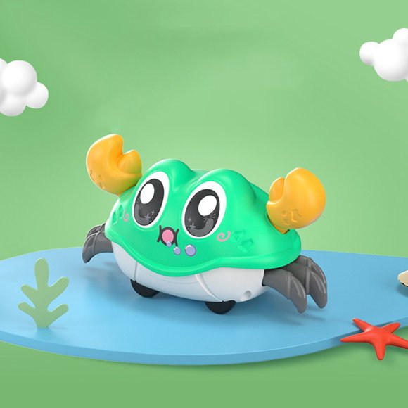 Children's Double Pull-Back Crab Toy - Anti-Border Crawling Escape Toy, ABS Material Exotic Fun