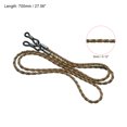 thumbnail image 2 of Uxcell Eyeglass Eye Glasses String Holder Men Women Sunglasses Retainer Khaki 3 Pack, 2 of 6