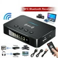thumbnail image 2 of Wireless Audio Transmitter LED Digital Display Aux Rca Spdif Connection Adapter Fm Transmitter Black, 2 of 5