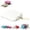 White, variant on Kcolen Layered Fringe Jewelry Organizer Pouch for Travel Storage With Five Secure Compartments And