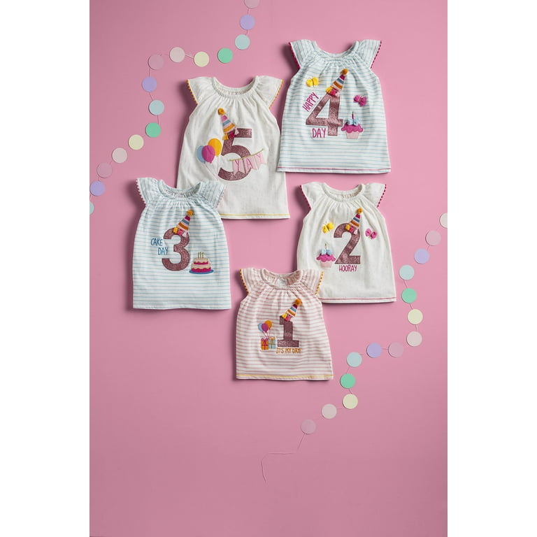 Mud Pie Toddler Girl Birthday Tunic, 5, 5T - Walmart.com Mud Pie Toddler Girl Birthday Tunic, 5, 5T - Walmart.com