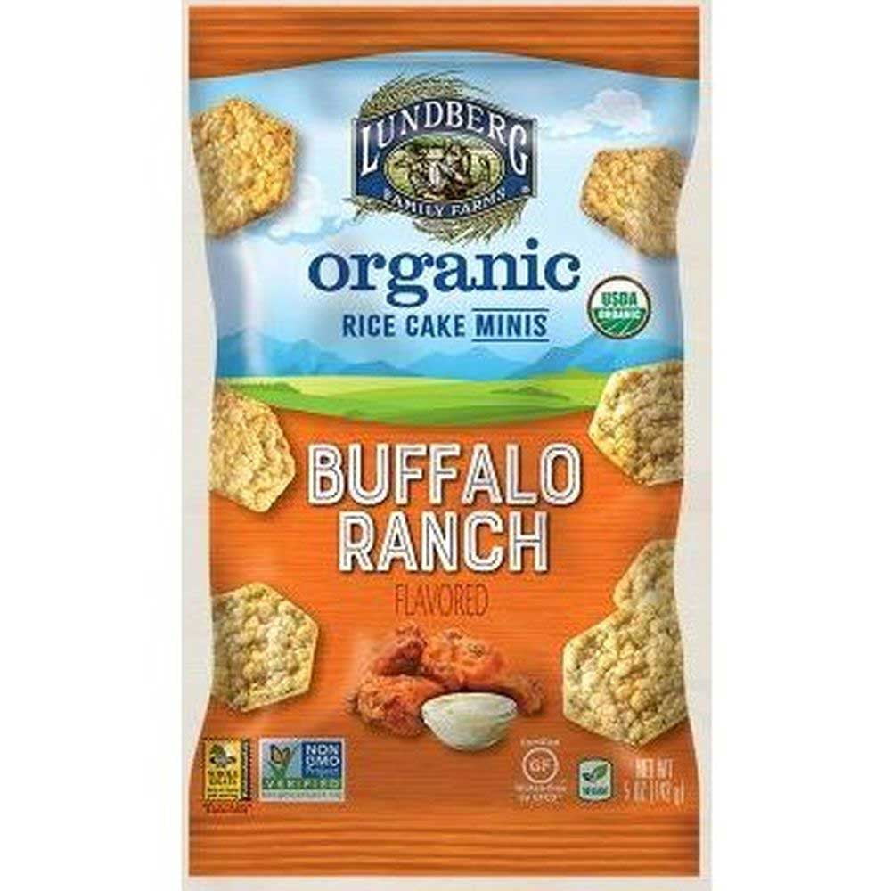 Lundberg Organic Mini Buffalo Ranch Rice Cake, 5 Ounce 6 per case