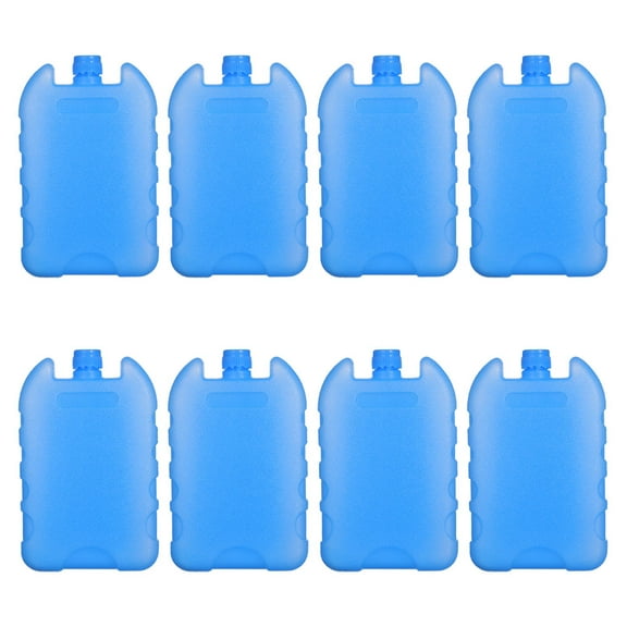 FENGGUIQU 8Pcs Cooler Ice Packs Reusable Blue for Lunch Box Storage Outdoor Cooling Use
