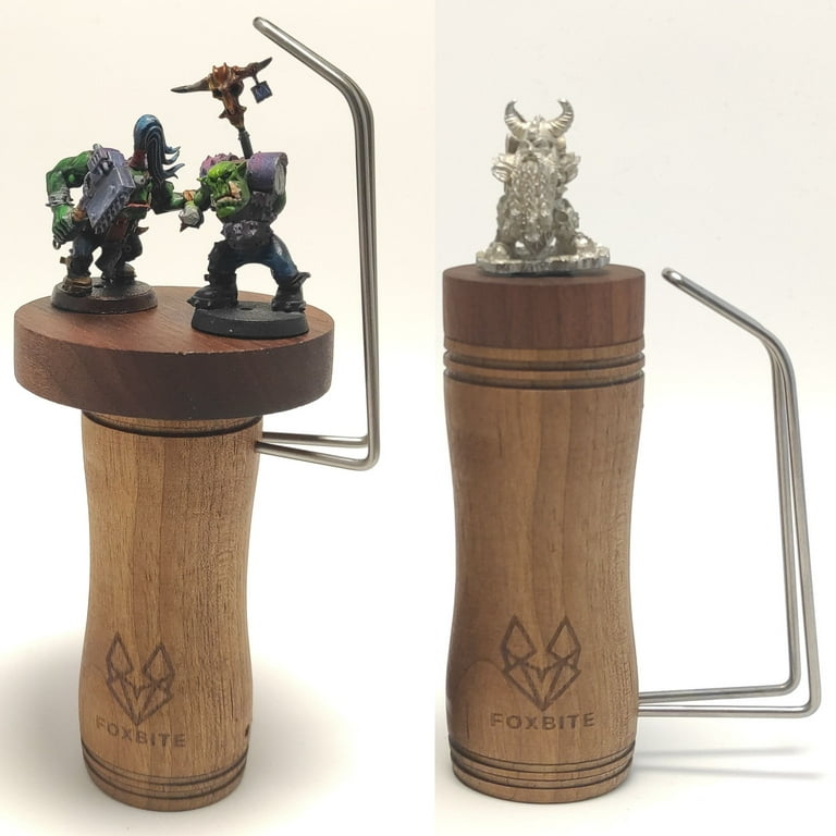 FOXBITE Miniature Painting Holder, Painting Handle for Miniautres  Compatible with DND Miniatures, Scale Model, Fantasy Figurines Acrylic  Detail Brush Set Painting. kit for Detailing Army : Arts, Crafts & Sewing 