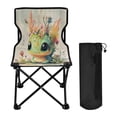 thumbnail image 2 of Outdoor Folding Chair 14.46x14.46x22.83 Inches, Camping Folding Chair Easy to Carry Ideal for Outdoor Picnics Camping Park Fishing Adorable Green Dragon, 2 of 8