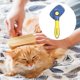 thumbnail image 4 of Cepillos para mascotas Perro Gato giratorio de Autolimpiador Herramientas de Desprendimiento Dematización Aseo Deshedding - amarillo Salvador Cepillo de derramamiento, 4 of 8