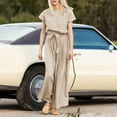 thumbnail image 2 of adviicd Robes Mini pour Femmes Robes d'Été Décontractées Sans Manches à Bretelles Spaghetti Robe Longue de Plage Maxi Kaki,TTG, 2 of 5