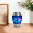 thumbnail image 7 of JAGASY Dragon Keepsake Small Urn for Ashes Adult Male, Blue Urns for Human Ashes, Ocean Wave & Sunset Decorative Urns for Friends, Handcrafted Cremation Urn for Boys & Girls, (3 Inch), 7 of 7