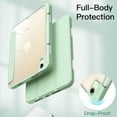 thumbnail image 4 of JETech Case for iPad mini (A17 Pro, 2024 Model, 7th Generation) / mini 6 (2021 Model, 6th Generation) with Pencil Holder, Clear Back Shell Slim Stand Tablet Cover, Auto Wake/Sleep (Matcha Green), 4 of 7