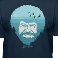 thumbnail image 2 of Teelocity Bob Ross Sunset Fill Navy Short Sleeve Graphic Tee, 2 of 4