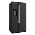 thumbnail image 4 of Forno Espresso Salerno 36-inch Side-by-Side Black Refrigerator 20 cu.ft, 4 of 4