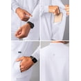thumbnail image 4 of Adar Addition Scrubs for Men - Zippered Bomber Scrub Jacket - A6206 - White - 2X, 4 of 7