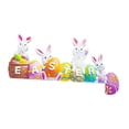 thumbnail image 5 of Easter Door Frame Cute Easter Wood Ornaments Corner Door Sign Easter Decorations 22cmx14.5cm, 5 of 9