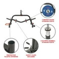 thumbnail image 4 of Sunny Health & Fitness Multi-Weight Plate and Barbell Rack Storage Stand SF-XF9938, 4 of 9