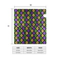 thumbnail image 5 of Balery Mardi Gras Shiny Green Purple Mailbox Cover - Standard Size-25.5x21 in, 5 of 9