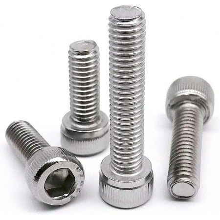 

LHX5/10/50pcs DIN912 M1.4 M1.6 M2 M2.5 M3 M4 M5 M6 M8 A2-70 304 Stainless Steel Allen Hexagon Hex Socket Cap Head Screw Bolt (Color : 20mm Size : M8 5pcs)-0810