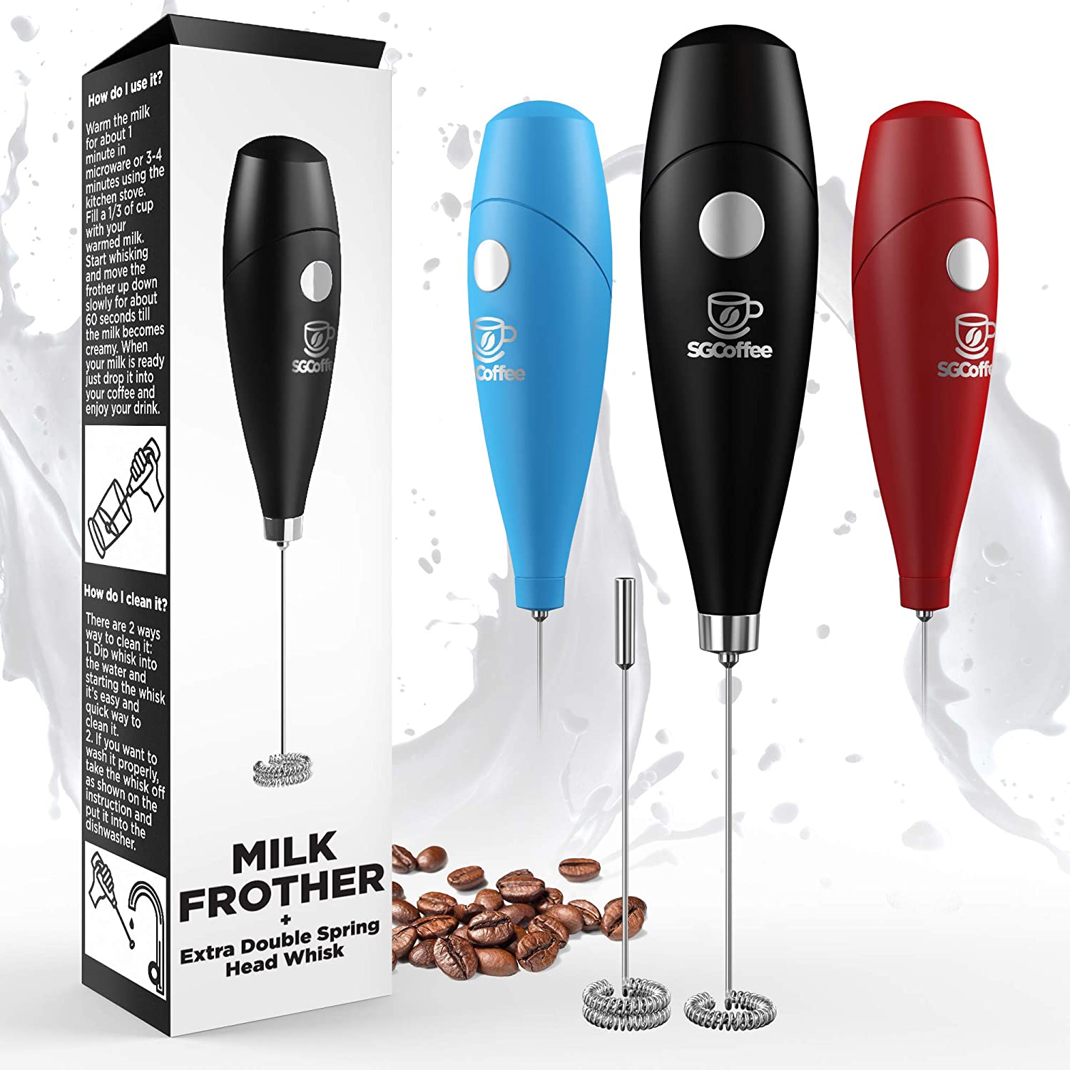 how to use frother wand