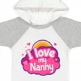 thumbnail image 4 of Inktastic I Love My Nanny Grandchild Girls Baby Bodysuit, 4 of 5