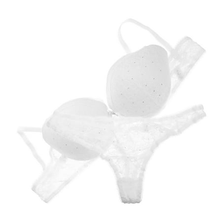 Raindrops Lace Bra Set See-through Lingerie Miss 14.00X93.00X1.00CM
