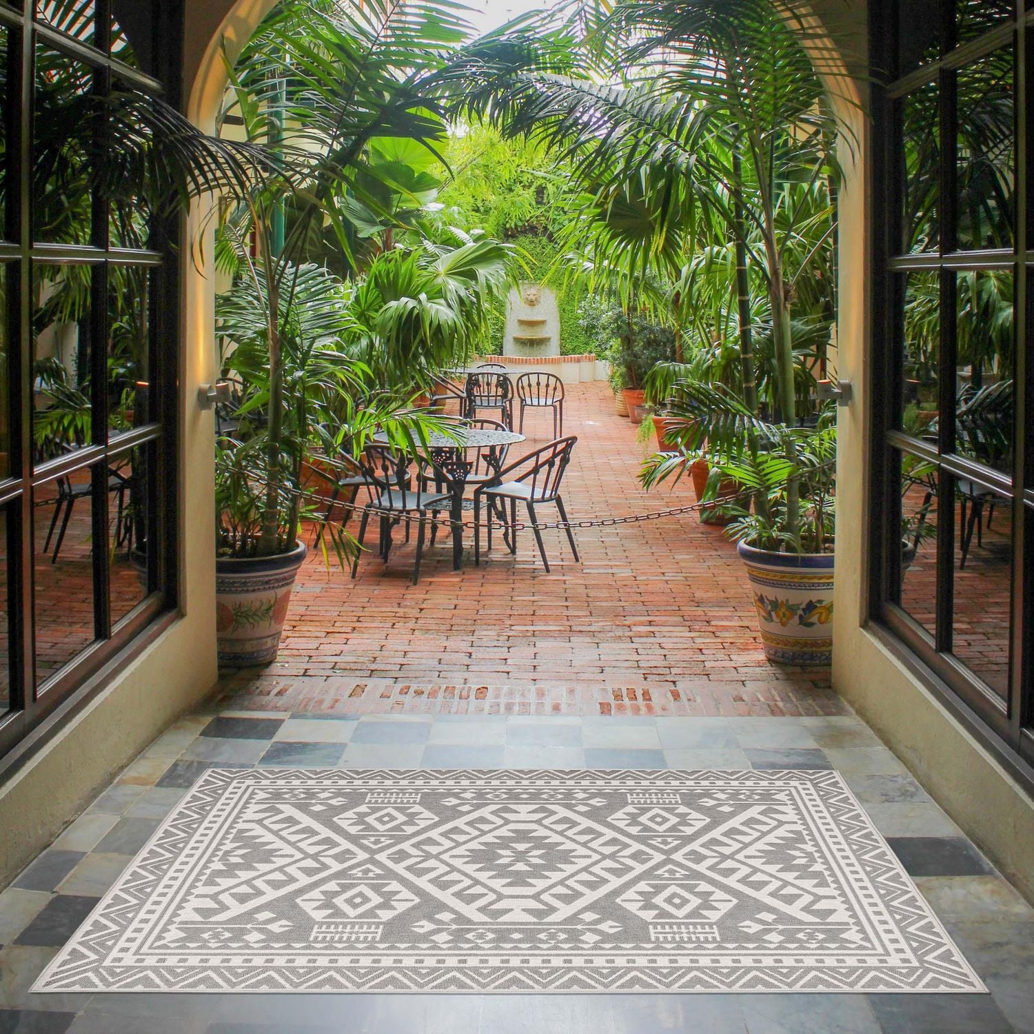 Tapis Intérieur/Extérieur pour Balcon