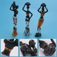 thumbnail image 6 of 3Pcs Retro Vase African Woman Statue Exotic Resin Culture Figurines Set for Home Hotel Living Room Decoration Craft Ornaments Yellow, 6 of 8