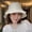 Beige, variant on Designer Niche Hat Female High -Quality Versatile Cloud Gauze Lace Fisherman Hat Summer Travels To Shade Sun Hat