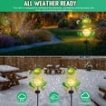 thumbnail image 7 of Frog Garden Solar Lights Outdoor Decorative,Metal Frog Garden Decor for Outside Waterproof Solar Stake Lights for Lawn Ornaments Patio Yard Decorations, 7 of 7