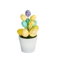 thumbnail image 2 of CoreLiving Easter Centerpieces for Tables with Artificial Spring Flowers and Decor Eggs Farmhouse Style Floral Arrangement in Vintage Vase for Dining Table Indoor Home Decor, 2 of 6