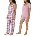 thumbnail image 2 of Eddie Bauer Womens 4-Piece Pajama Set Size: M, Color: Tea Rose, 2 of 7