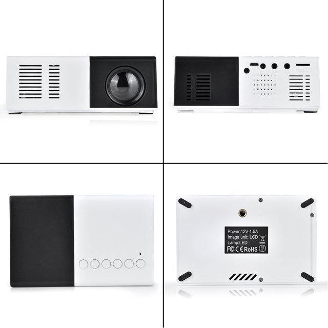 LED Projector, 1080P Projector, For Public Display Office Meeting EU