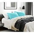 thumbnail image 3 of Parkdale Set of 2 Ultra Soft Microfiber Zippered Pillow Cases (Standard, Aqua), 3 of 7
