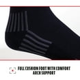 thumbnail image 2 of Franklin Sports Youth Baseball Athletic Socks Mid-Calf Durable Solid Ribbed Socks (Little Girls or Little Boys or Big Girls or Big Boys) 1 Pack, 2 of 7