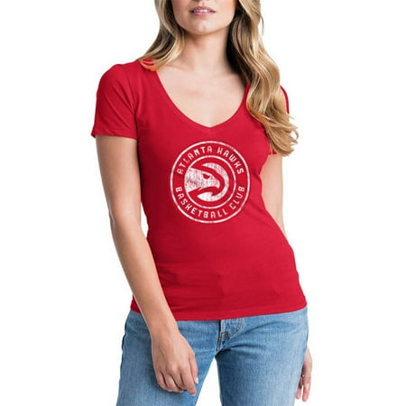 Josh Childress Atlanta Hawks - NBA Atlanta Hawks Women's Short Sleeve V Neck Graphic Tee