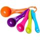 thumbnail image 2 of Measuring Spoon Set Food Grade BPA Free Durable Plastic Kitchen Utensil Set 5 Pieces Multicolour, 2 of 5