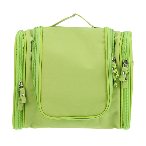 1 Pcs Travel Makeup Bag Travel Toiletry Organizer Makeup Brush Holder Waterproof Oxford Cloth Green